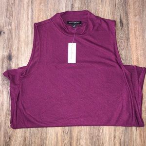 Banana Republic Sleeveless Mock Neck Top